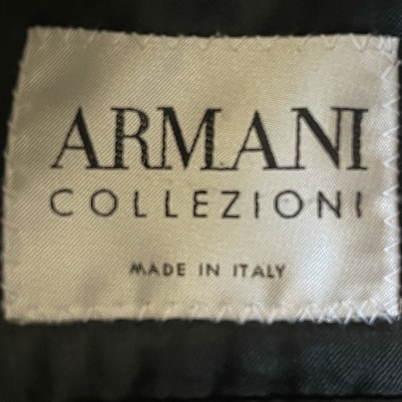 Armani Neumann Marcus black large coat size 42/C - Picture 10 of 15